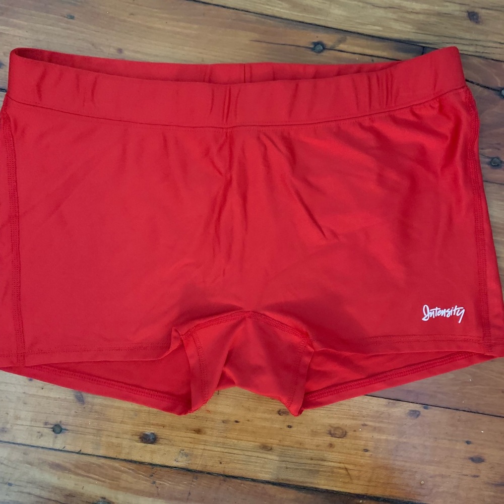 Red Spandex Shorts